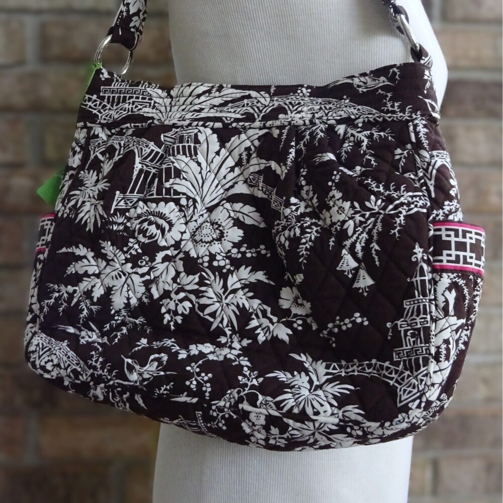 Vera Bradley Imperial Toile Reversible Cotton Tote Shoulder Bag NWT